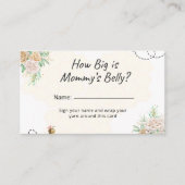 フローラビーmommyの腹エンクロージャカードの大きさ エンクロージャーカード (正面)