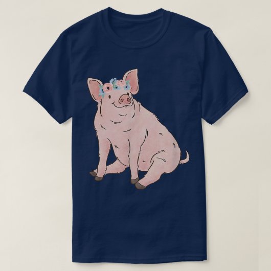 フローラピグママファーム動物愛好家 Tシャツ (デザイン正面)
