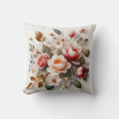 フローラピローデザインベッド、ソファー、カーピロー クッション (正面)