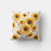 フローラピローデザインベッド、ソファー、カーピロー クッション (正面)