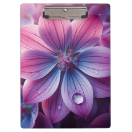 フローラピンクと紫の薄紫 クリップボード