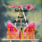 フローラピンクのアクリルのドルキの夜印 アクリルサイン (ニュートラル)