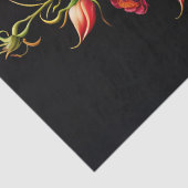 フローラピンクのローズブーケのアートワーク 薄葉紙 (詳細)