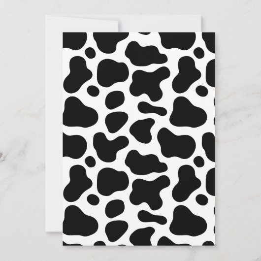 フローラピンクの聖牛1歳の誕生日 招待状 (裏面)