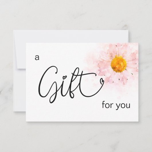 *~*フローラピンクウォーター色デイジーハートミニマル (正面)