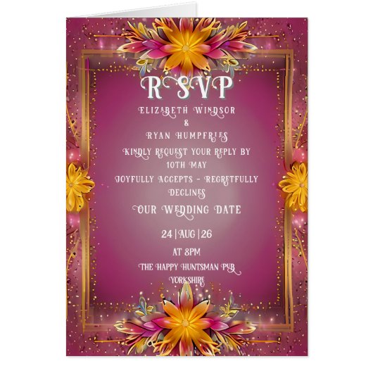 フローラピンクエレガンス結婚ズコレクション (正面)