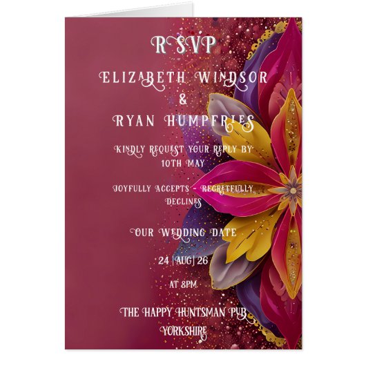 フローラピンクエレガンス結婚ズコレクション (正面)