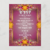 フローラピンクエレガンス結婚ズコレクション ポストカード (正面)