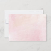 フローラピンクキンセアニェラ15誕生日 出欠カード (裏面)