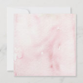 フローラピンククレストバプテスマ招待状 招待状 (裏面)