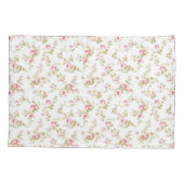 フローラピンクコテージガーデンパターン 枕カバー (裏面)