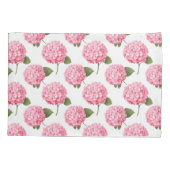 フローラピンクコテージガーデンパターン 枕カバー (裏面)