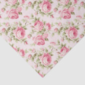 フローラピンクコテージバラパターン 薄葉紙 (詳細)