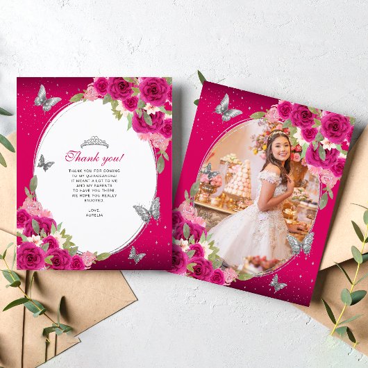 フローラピンクシルバーバタフライキンセニェラ写真