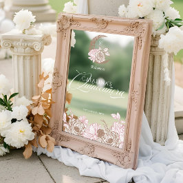 フローラピンクセブンムーンキンセアニェラウェルカム ウィンドウサイン