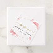 フローラピンクドレスキンセアニェラメッセージカード フェイバータグ (インサイチュ)