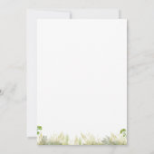 フローラピンクバニーガールズ誕生日招待状 招待状 (裏面)