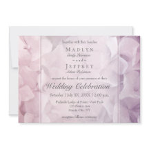 フローラピンクパープルアジサイ庭園の結婚式