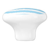 フローラピンクパープル水ストライプ色の名前セラミック セラミックノブ (側面)