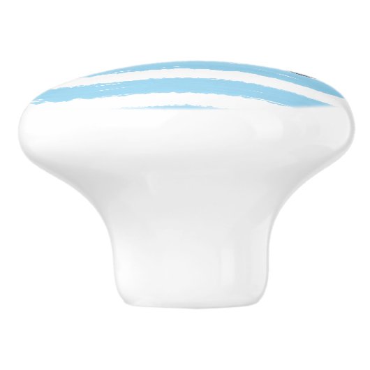 フローラピンクパープル水ストライプ色の名前セラミック セラミックノブ (側面)