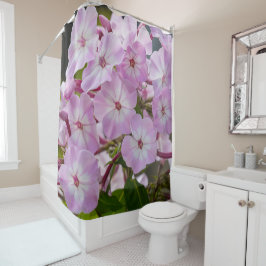 フローラピンクフロックス写真 シャワーカーテン