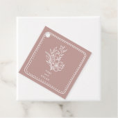 フローラピンクブーケ結婚ス フェイバータグ (インサイチュ)