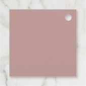 フローラピンクブーケ結婚ス フェイバータグ (裏面)