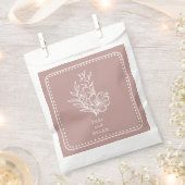 フローラピンクブーケ結婚ス フェイバーバッグ (クリップ留めされた状態)