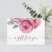 フローラピンクホワイトビジネスギフト券 (スタンド正面)