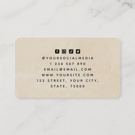 フローラピンクホースシューファームランチライディングインストラクター 名刺 (裏面)