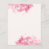 フローラピンクメイクアップ美容師サービス価格表 (裏面)