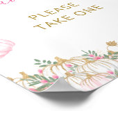 フローラピンクリトルカボチャの好意 ポスター (角)