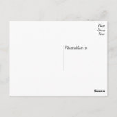 フローラピンクローズサンキューフラワーミント結婚ズ ポストカード (裏面)