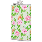 フローラピンクローズパターン–2367 フラスク (左)