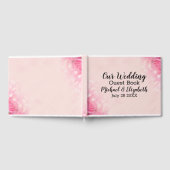 フローラピンクローズ結婚ズゲストブック ゲストブック (全面)