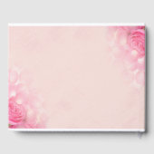 フローラピンクローズ結婚ズゲストブック ゲストブック (裏面)