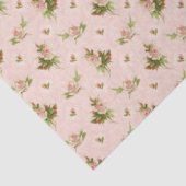 フローラピンクローゼスヴィンテージファームハウスベビー子供部屋 薄葉紙 (詳細)