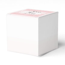 フローラピンクヴィンテージウェディングフライトボックス