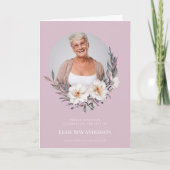 フローラピンク写真追悼法会 招待状 (正面)