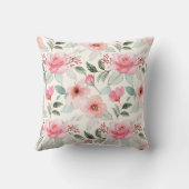 フローラピンク引用文ハピネス枕 クッション (裏面)