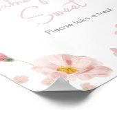 フローラピンク春ベビーの開花ベビーは甘い ポスター (角)