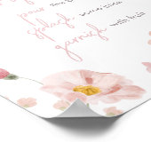 フローラピンク春ベビーイン開花ママオサバー ポスター (角)