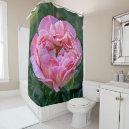 フローラピンク牡丹の写真 シャワーカーテン