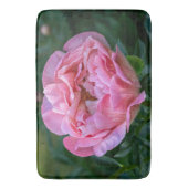 フローラピンク牡丹の写真 バスマット (正面縦)