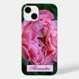フローラピンク牡丹の写真 Case-Mate iPhone 14ケース