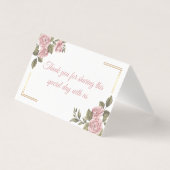 フローラピンク牡丹の花結婚夏ありがとう (正面)