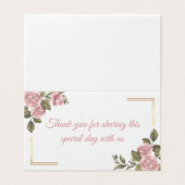 フローラピンク牡丹の花結婚夏ありがとう (外部フラット)