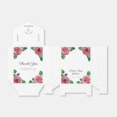 フローラピンク牡丹ガール宗教第1聖餐式 フェイバーボックス (折り畳みなし)