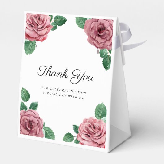 フローラピンク牡丹ガール宗教第1聖餐式 フェイバーボックス (裏面サイド)