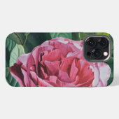 フローラピンク牡丹 iPhoneケース (裏面横)